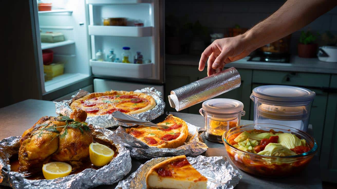 Dlaczego zły nawyk zawijania resztek jedzenia w folię aluminiową może ci zaszkodzić