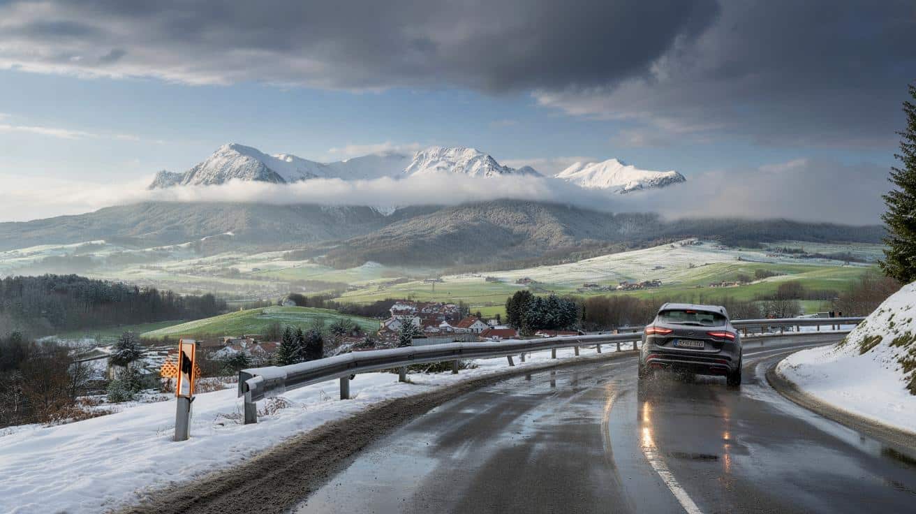 Do 30 cm śniegu w Bawarii: nagły powrót zimy z północy