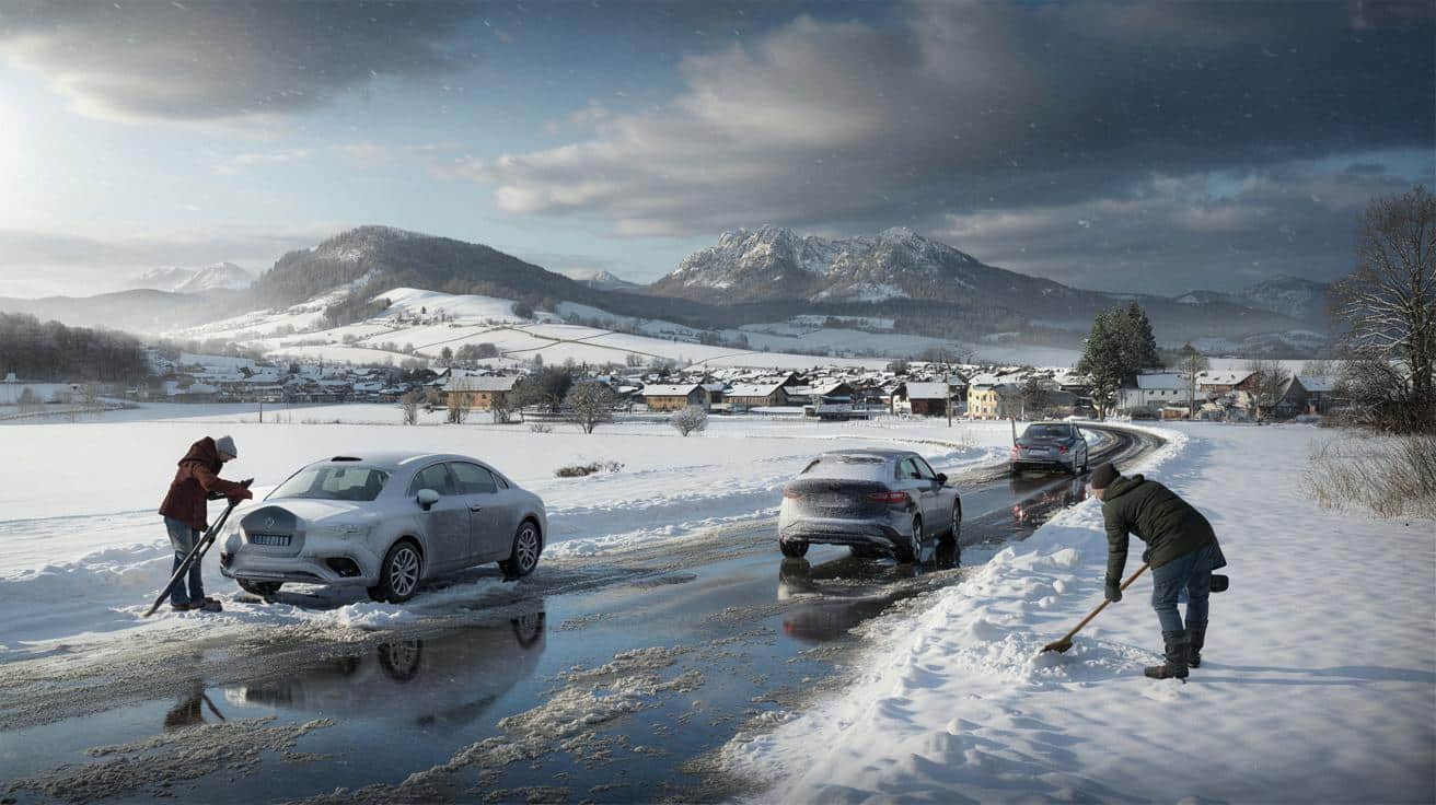 Do 30 cm śniegu w Bawarii: nagły powrót zimy z północnym wiatrem