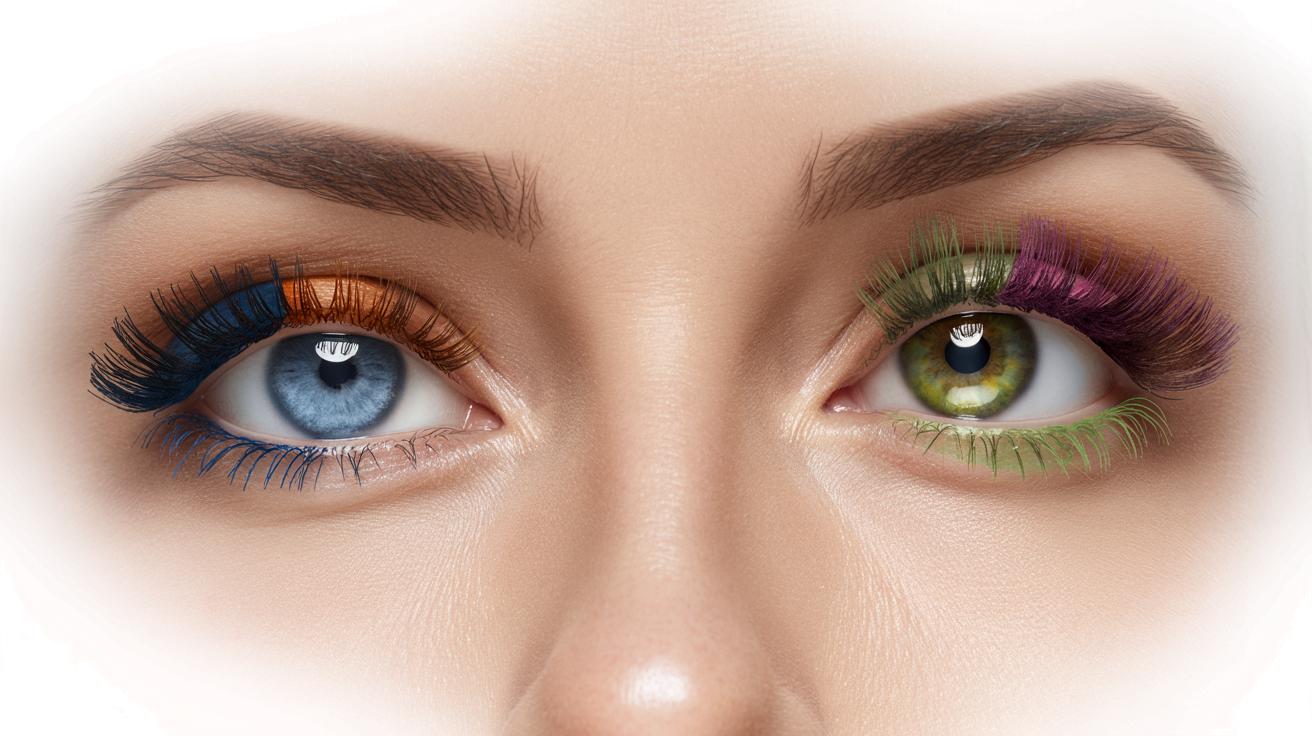 Dobierz kolor tuszu do rzęs do koloru oczu i od razu widać różnicę