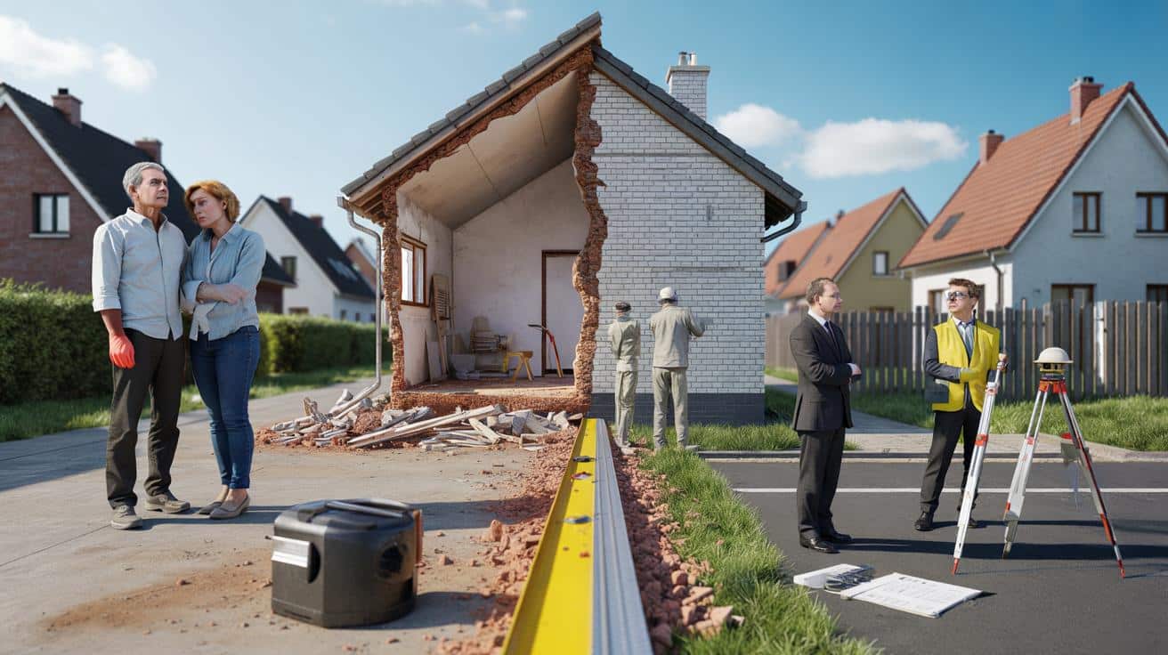 Dom do rozbiórki przez 25 cm różnicy. Sąd nie miał litości