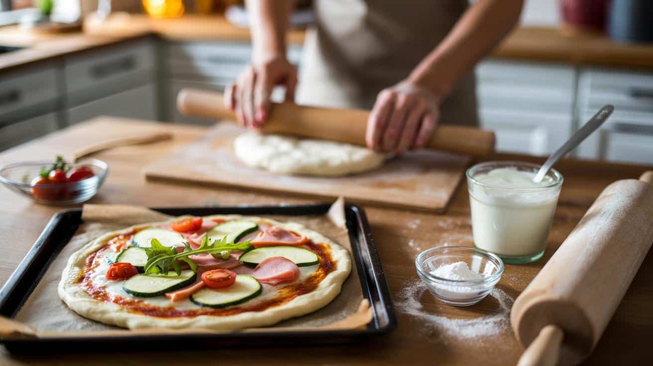 Domowa pizza w 15 minut: genialne ciasto z jogurtem, bez drożdży