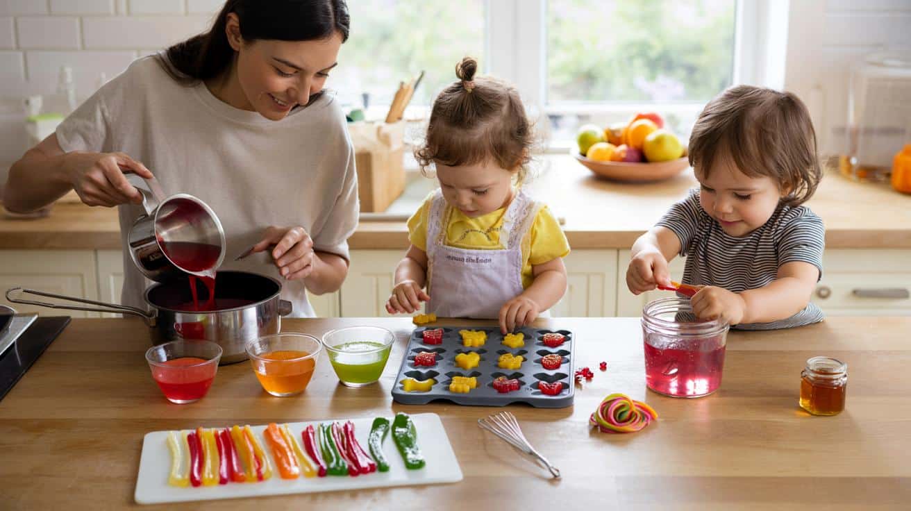 Domowe żelki z dziećmi: prosty przepis na kolorową zabawę