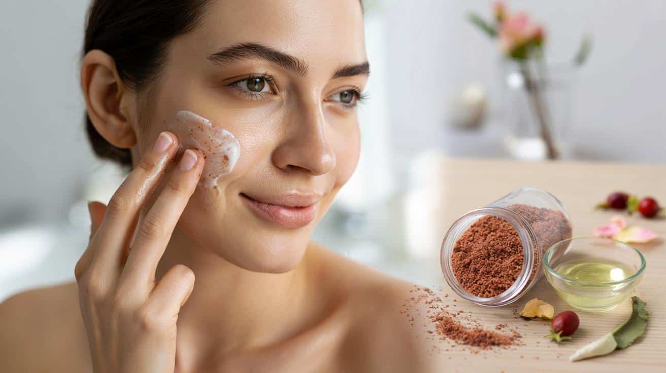 Domowy hit z różą rdzawą: prosty peeling, który rozjaśnia cerę i wygładza skórę