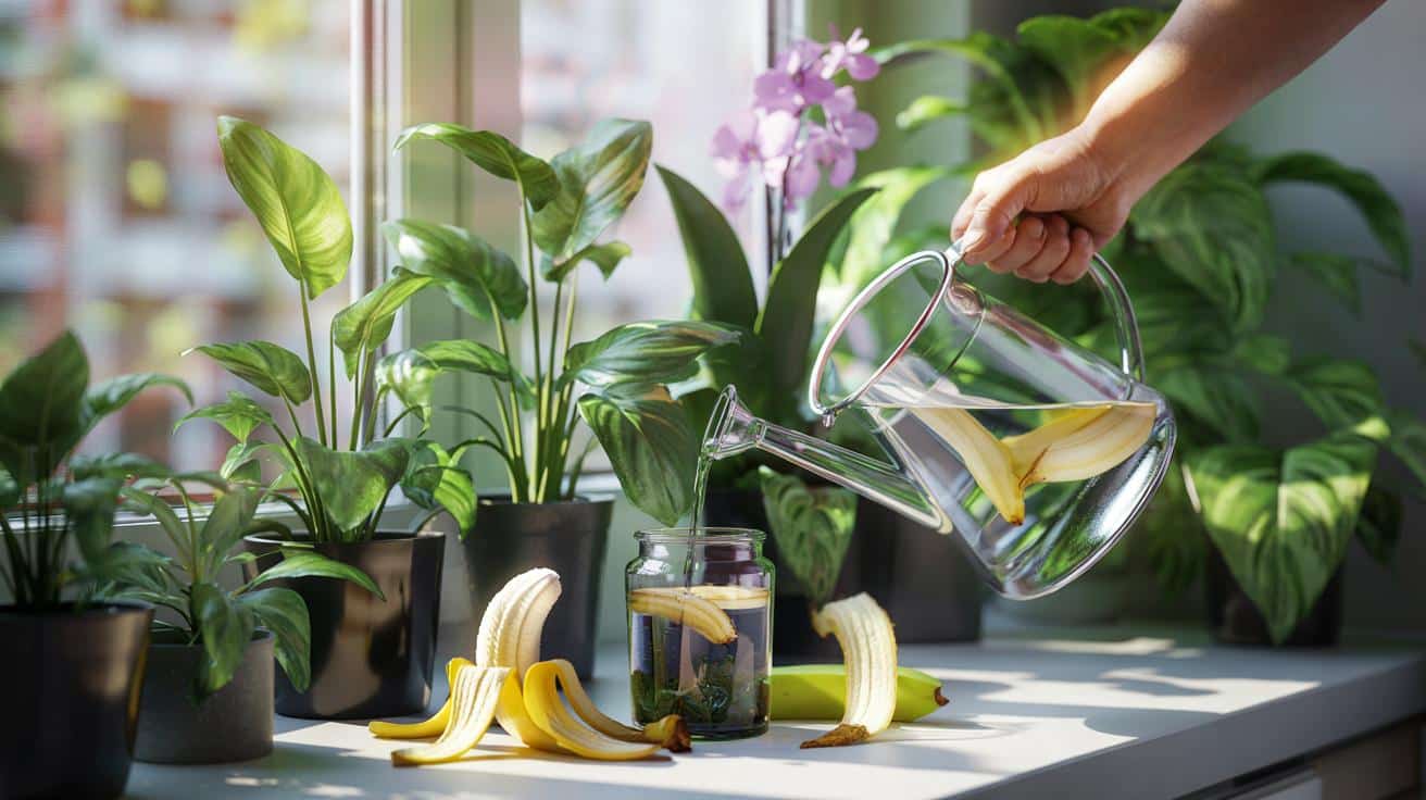 Domowy napój z banana na wiosnę: prosty trik, który ożywia rośliny doniczkowe