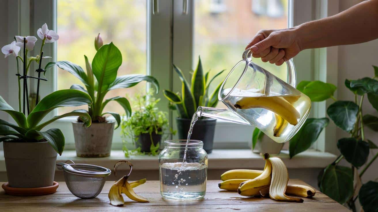 Domowy „napój z banana” na wiosnę: prosty trik, który wzmacnia rośliny doniczkowe na cały rok