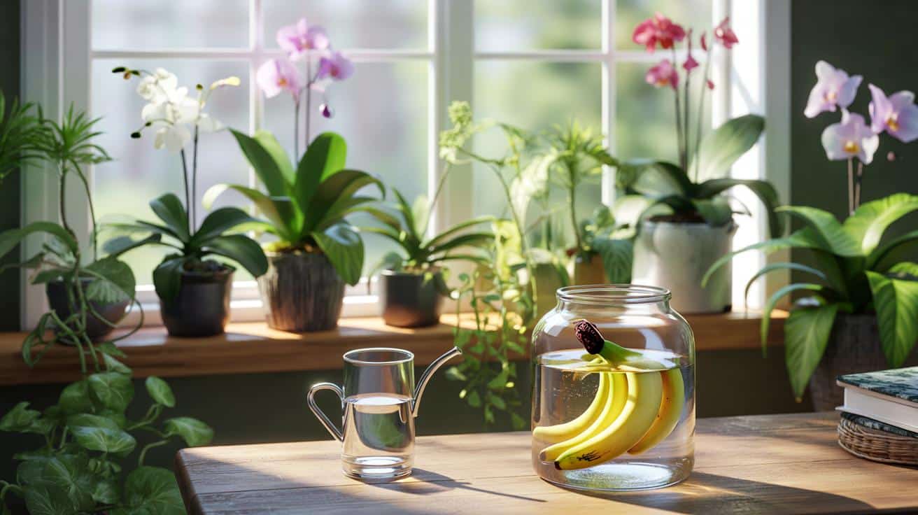 Domowy napój z banana, który wiosną stawia kwiaty w salonie na nogi