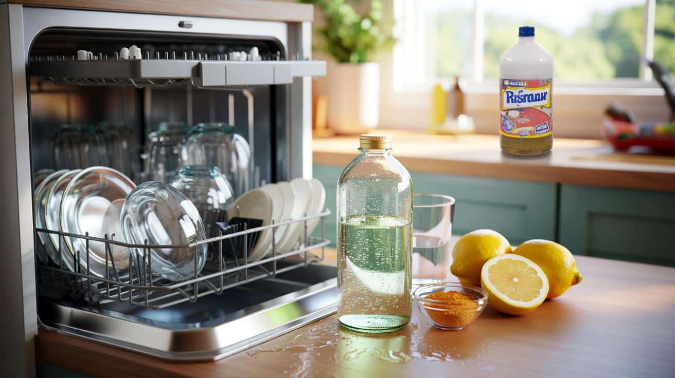 Domowy płyn nabłyszczający do zmywarki: lśniąca zastawa za grosze