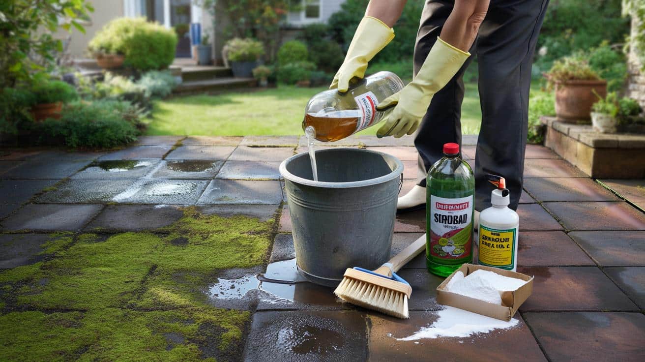 Domowy sposób na mech na tarasie: dwa tanie produkty z kuchni