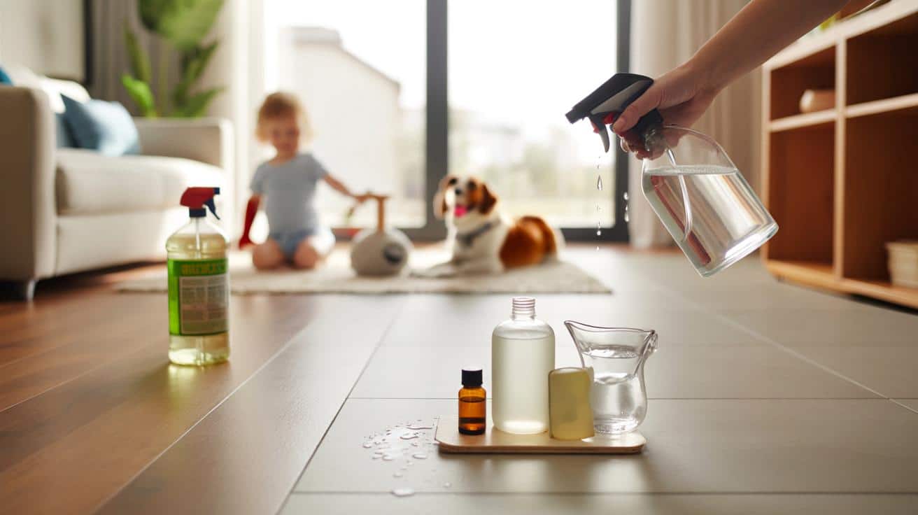 Ten domowy spray do podłóg jest tańszy i czystszy niż cokolwiek ze sklepu