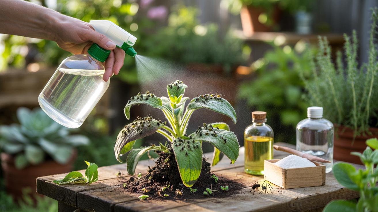 Domowy spray z kuchni, który w 2 dni czyści rośliny z mszyc