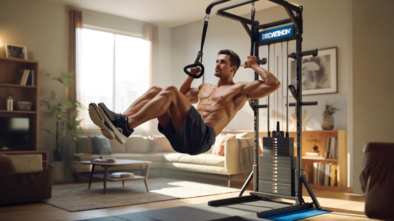 Domowy sprzęt z Decathlonu na brzuch i ramiona: Power Tower pod lupą