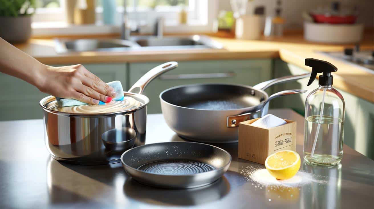 Domowy trik na garnki i patelnie: wyczyść je do błysku bez rys