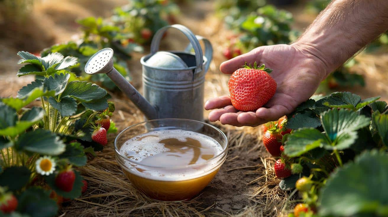 Ten domowy nawóz sprawia, że truskawki rosną wielkości jajka i dają wyjątkowo obfite plony