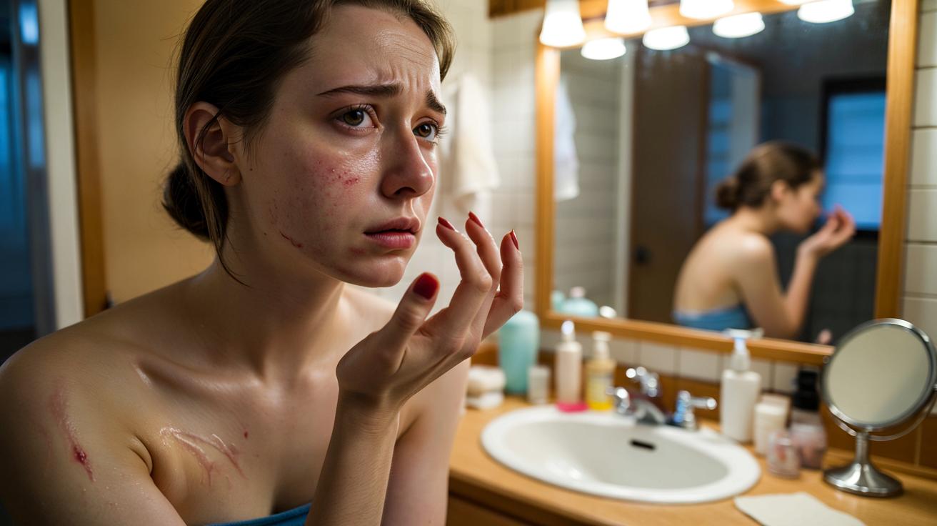 Drapie skórę do krwi godzinami. Ma zaburzenie, o którym prawie nikt nie mówi