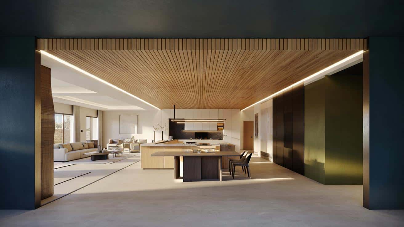 Drewniany sufit wraca do łask. Tak robi się to modnie w 2026