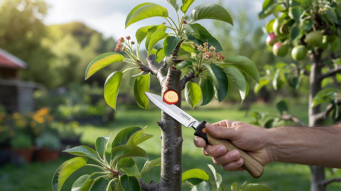 Drzewo tylko liściuje? Ten prosty nacięcie kory potrafi wymusić owoce