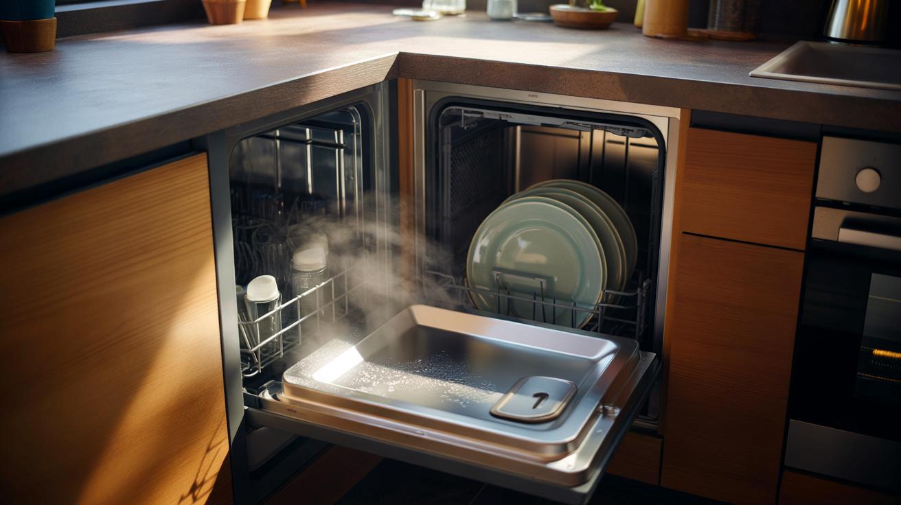 Drzwi zmywarki po zakończeniu programu: czekać czy od razu otwierać?