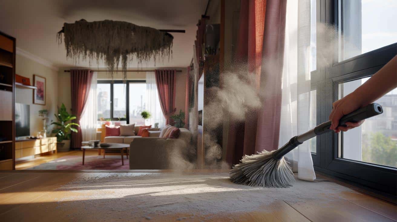 Dwa najbardziej zakurzone miejsca w mieszkaniu. Prawie nikt ich nie sprząta