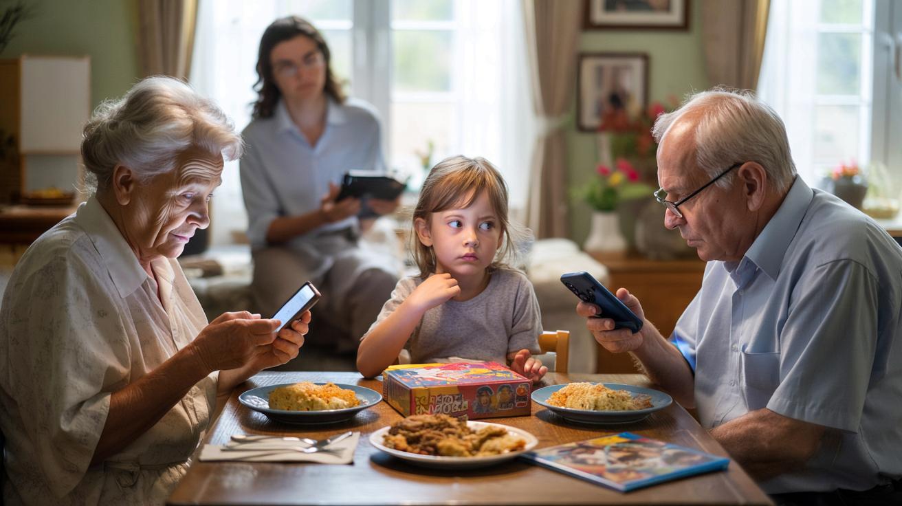 Dziadkowie wciągnięci w ekrany: wnuki proszą, by odłożyli smartfon