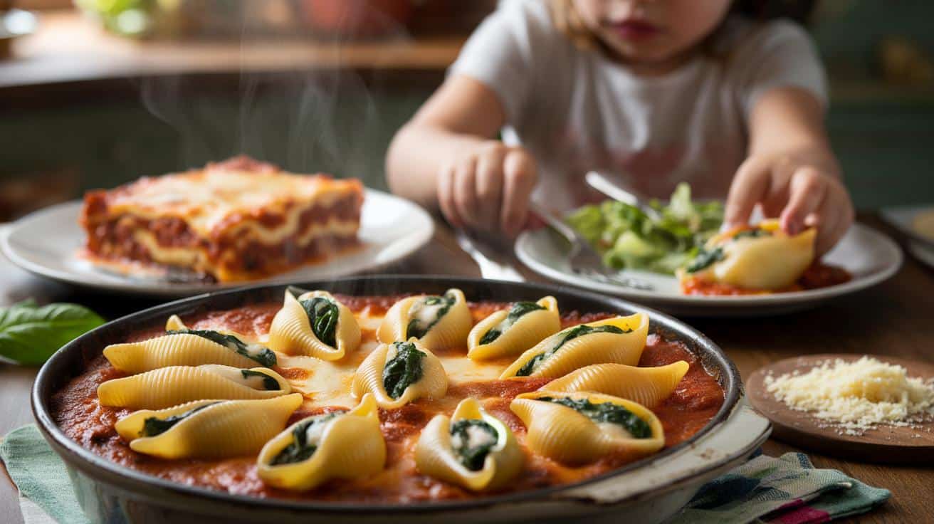 Dziecko porzuciło lasagne dla tych makaronowych muszli z piekarnika