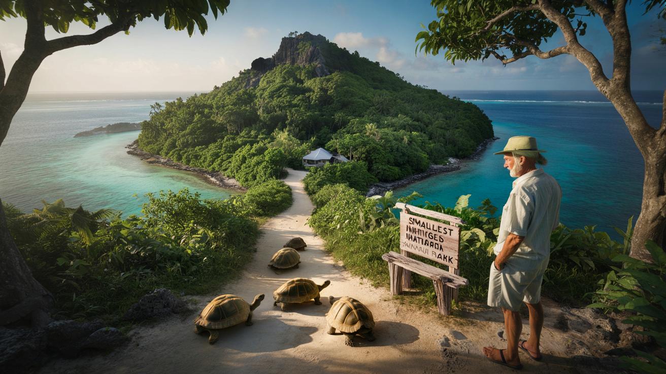 Dziennikarz kupił za grosze bezludną wyspę i stworzył na niej najmniejszy park narodowy