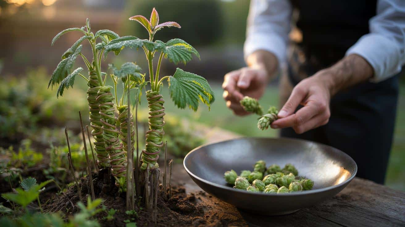 Dzikie pędy w żywopłocie warte fortunę. Wiosną kosztują jak trufle