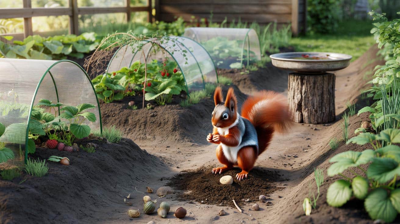 Ekologiczny warzywnik bez chemii: jak zachęcić wiewiórki do pomocy w ogrodzie