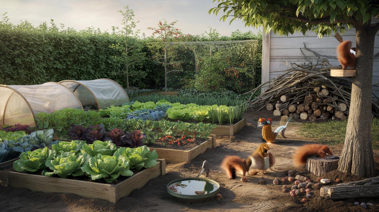 Ekologiczny warzywnik z pomocą wiewiórek: jak je przyciągnąć i nie stracić plonów