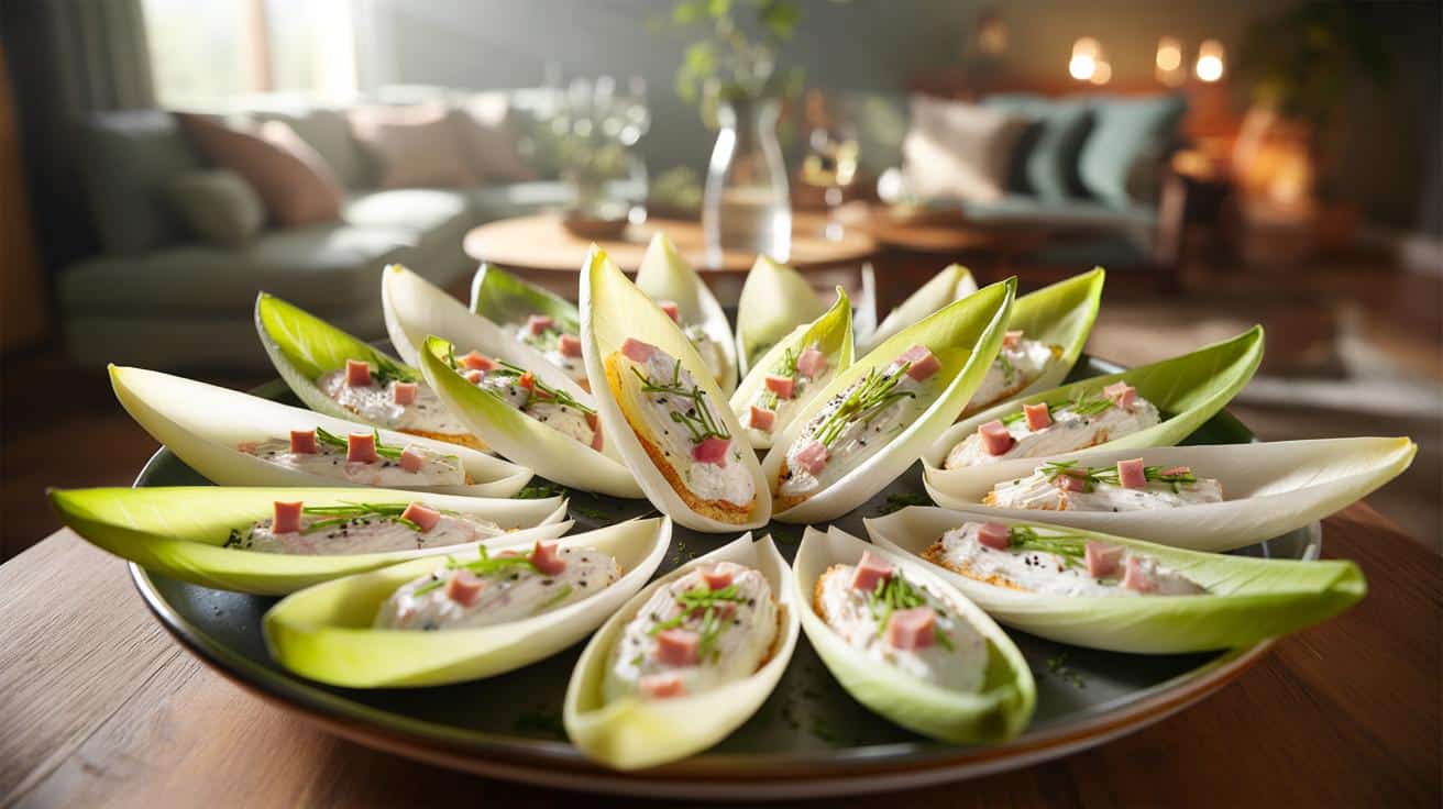 Ekspresowe łódeczki z cykorii z szynką – idealna przekąska na niespodziewanych gości