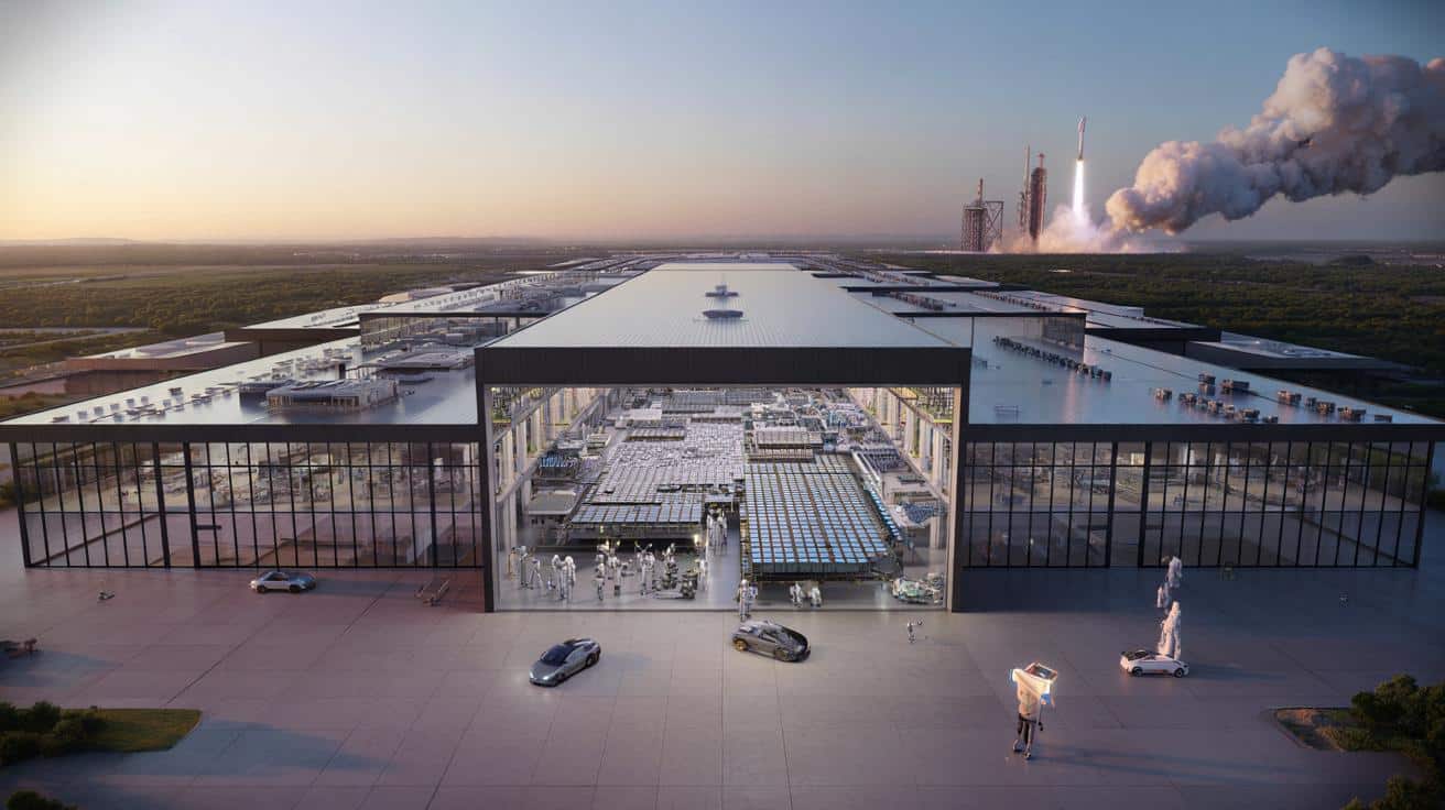 Elon Musk stawia w Teksasie „Terafab” – gigantyczną fabrykę czipów dla Tesli i SpaceX