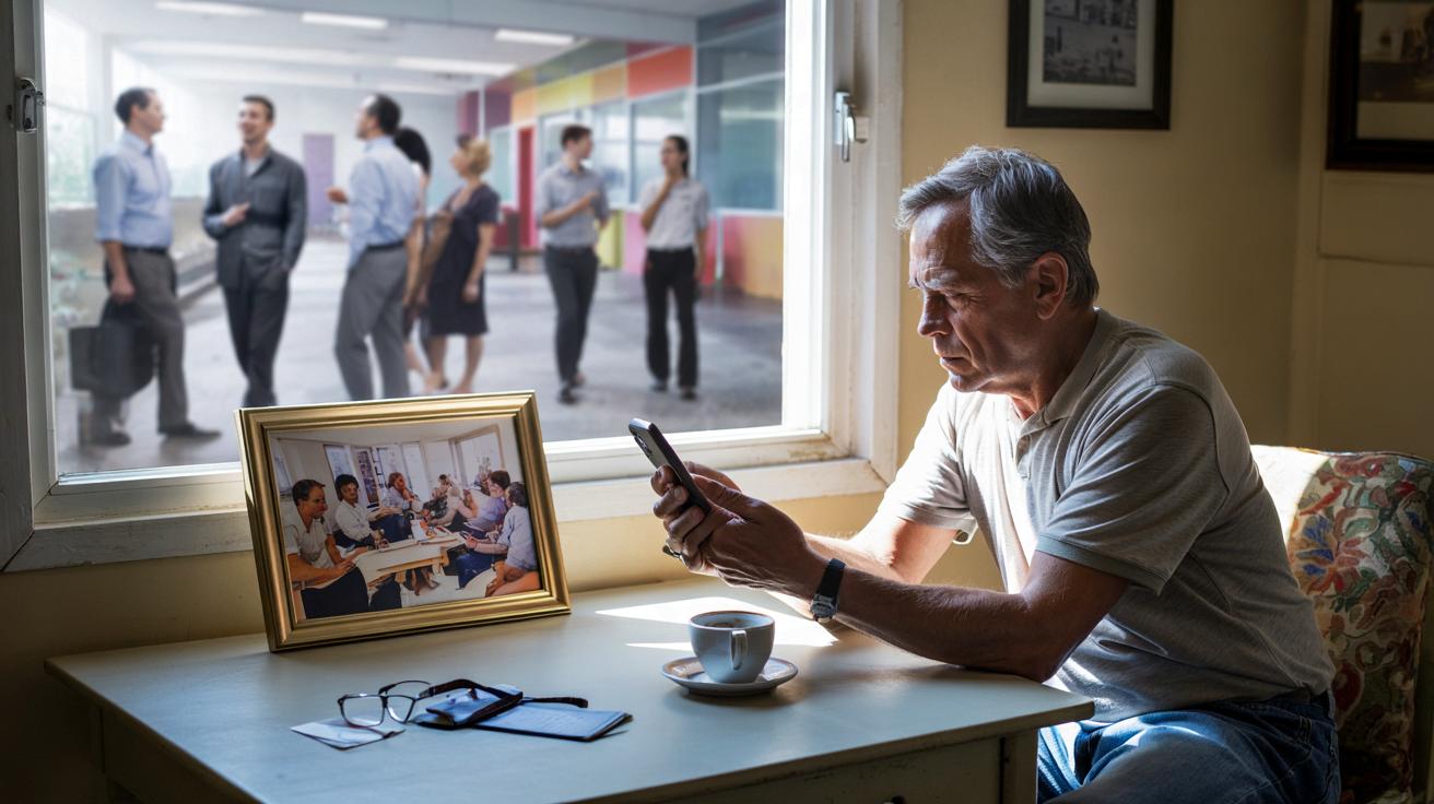 Emerytura obnaża brutalną prawdę o znajomych z pracy. Psychologia wyjaśnia, dlaczego nagle zostajesz sam