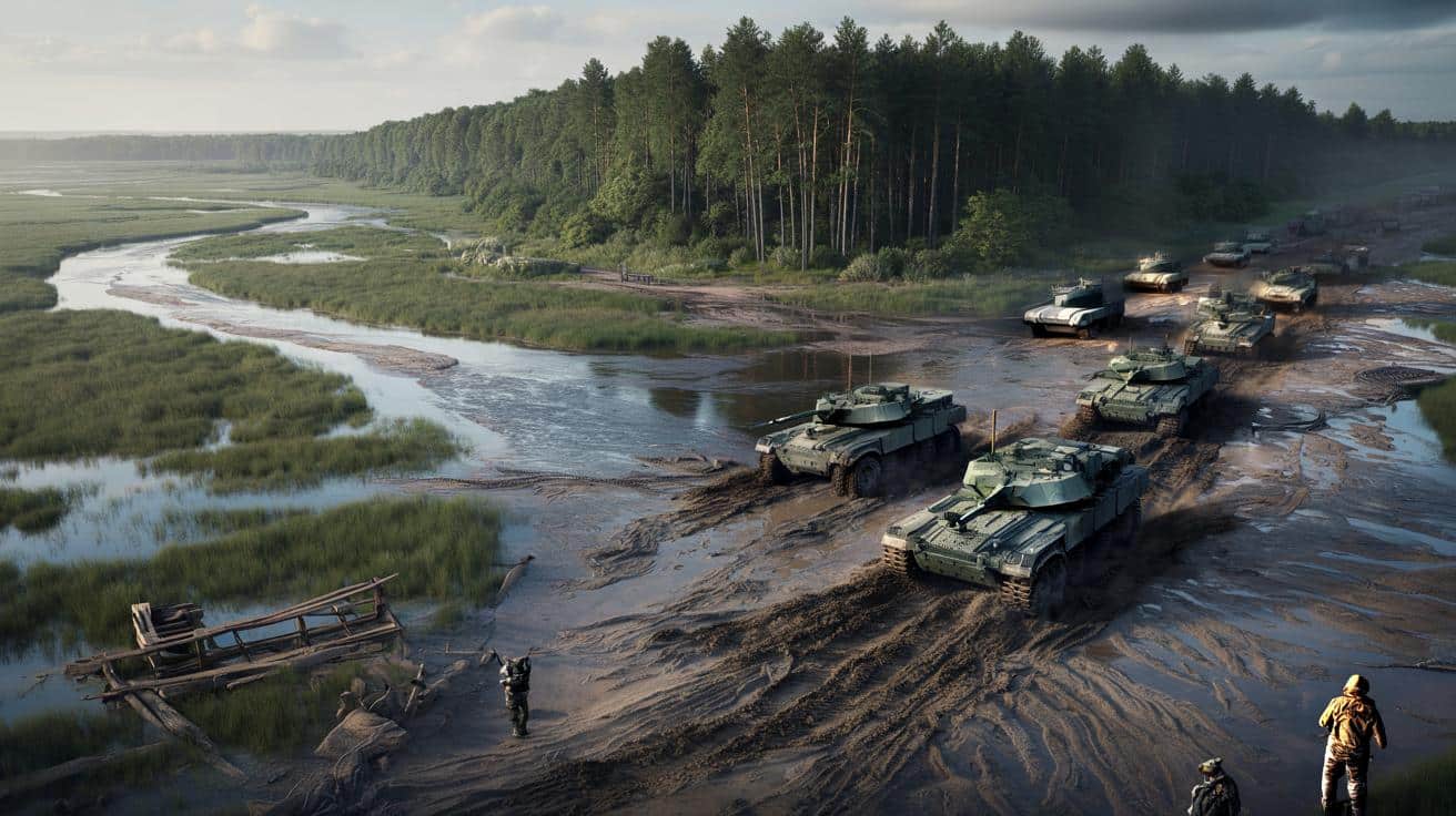 Europejski plan obrony: jak bagna, rzeki i lasy mogą zatrzymać czołgi