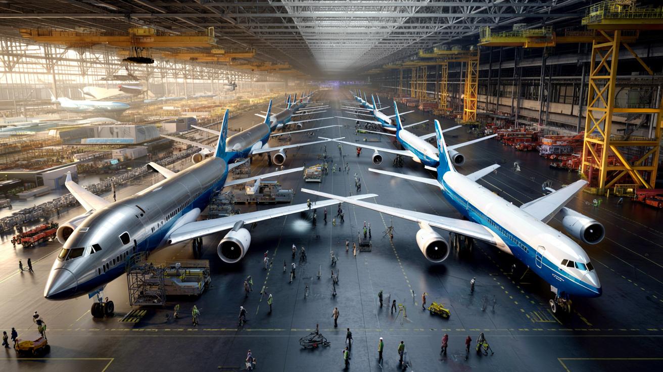 Fabryka‑miasto Boeinga: 30 tysięcy ludzi i 8 samolotów naraz