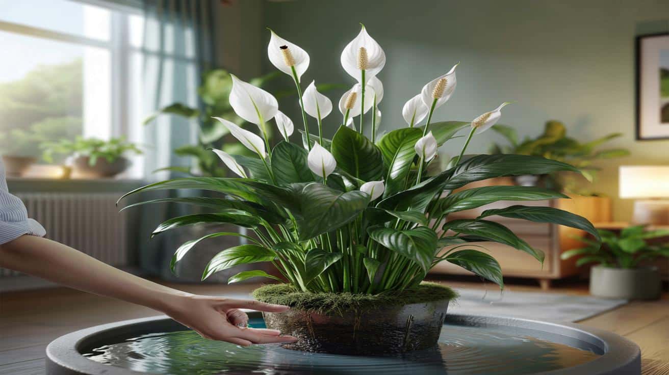 Fala kwiatów na skrzydłokwiacie: jeden prosty trik z podlewaniem