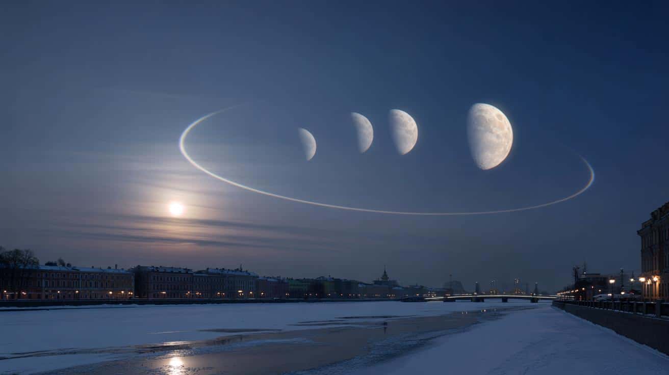 Fenomen na niebie: 7 słońc i 4 księżyce naraz. Jak to możliwe?