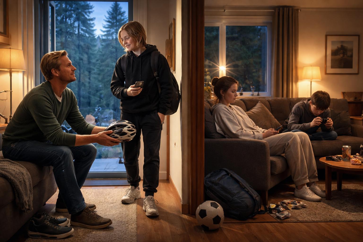 Fińskie badanie: kondycja psychiczna rodziców zmienia nawyki nastolatków