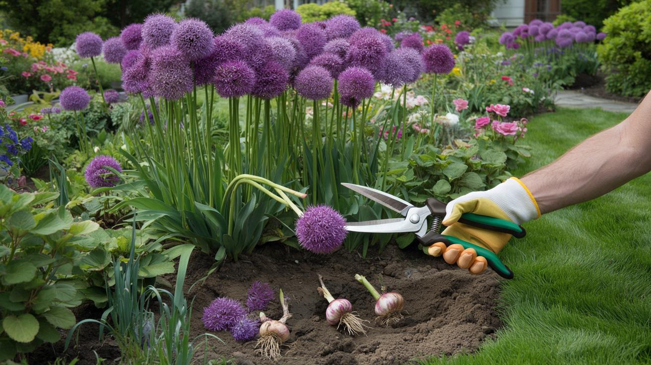Fioletowe kule opanowują ogród? Prosty plan, jak zatrzymać czosnki ozdobne