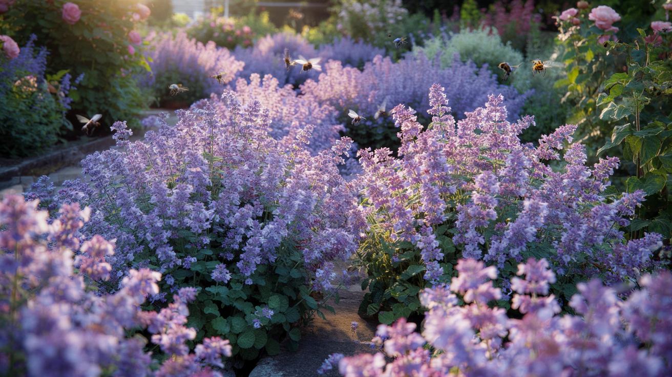 Fioletowo‑różowa chmura kwiatów do końca lata. Jeden gatunek robi cały efekt