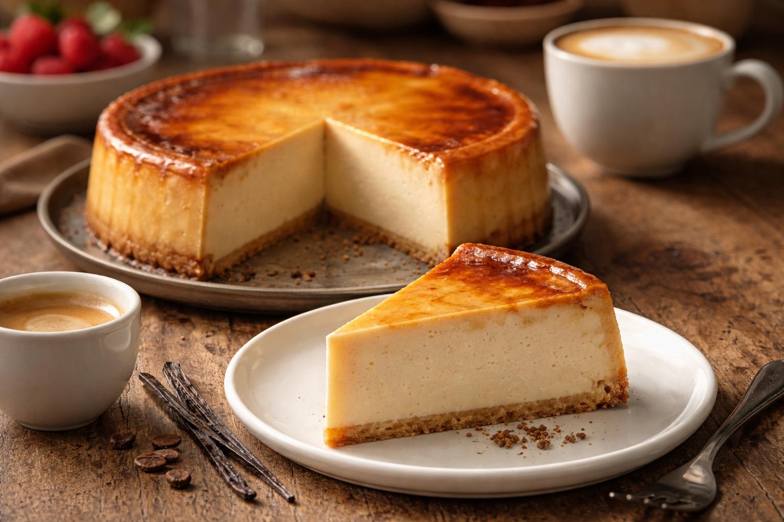 Flan z kawą bez spodu: lekki deser, który robi się sam