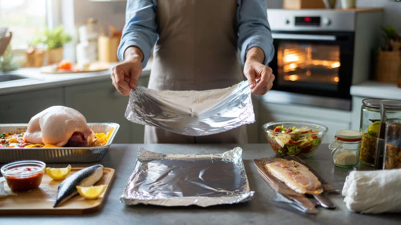 Folia aluminiowa: która strona do środka? Naukowcy gaszą kuchenny mit
