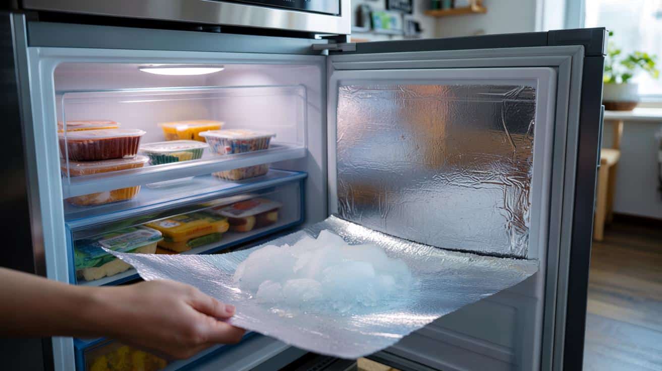 Folia aluminiowa w zamrażarce: prosty trik, który kończy zlodowacenie