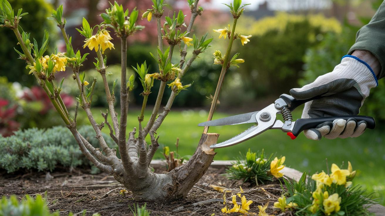 Forsycja po kwitnieniu: które gałęzie wyciąć, by nie stracić kwiatów w kolejnym roku