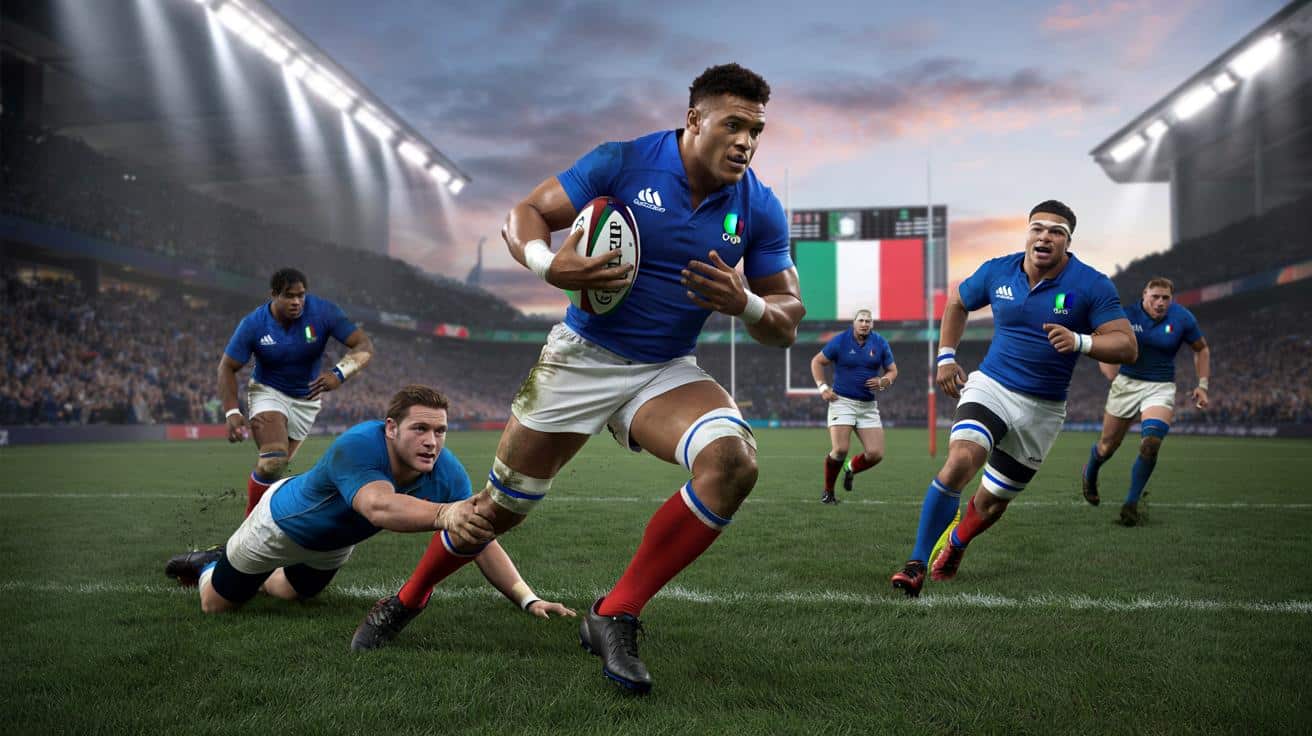 Francja nokautuje Włochy i wciąż marzy o Wielkim Szlemie w 6 Nations