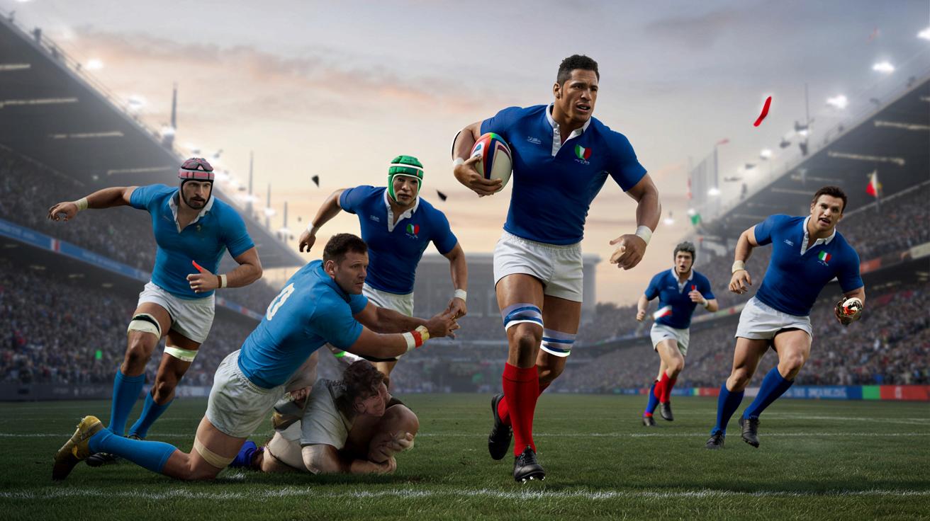 Francja rozbiła Włochy i wciąż goni za Wielkim Szlemem w 6 Nations