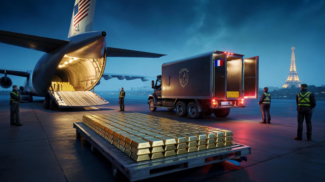 Francja ściąga z USA 129 ton złota. Co stoi za tą decyzją?