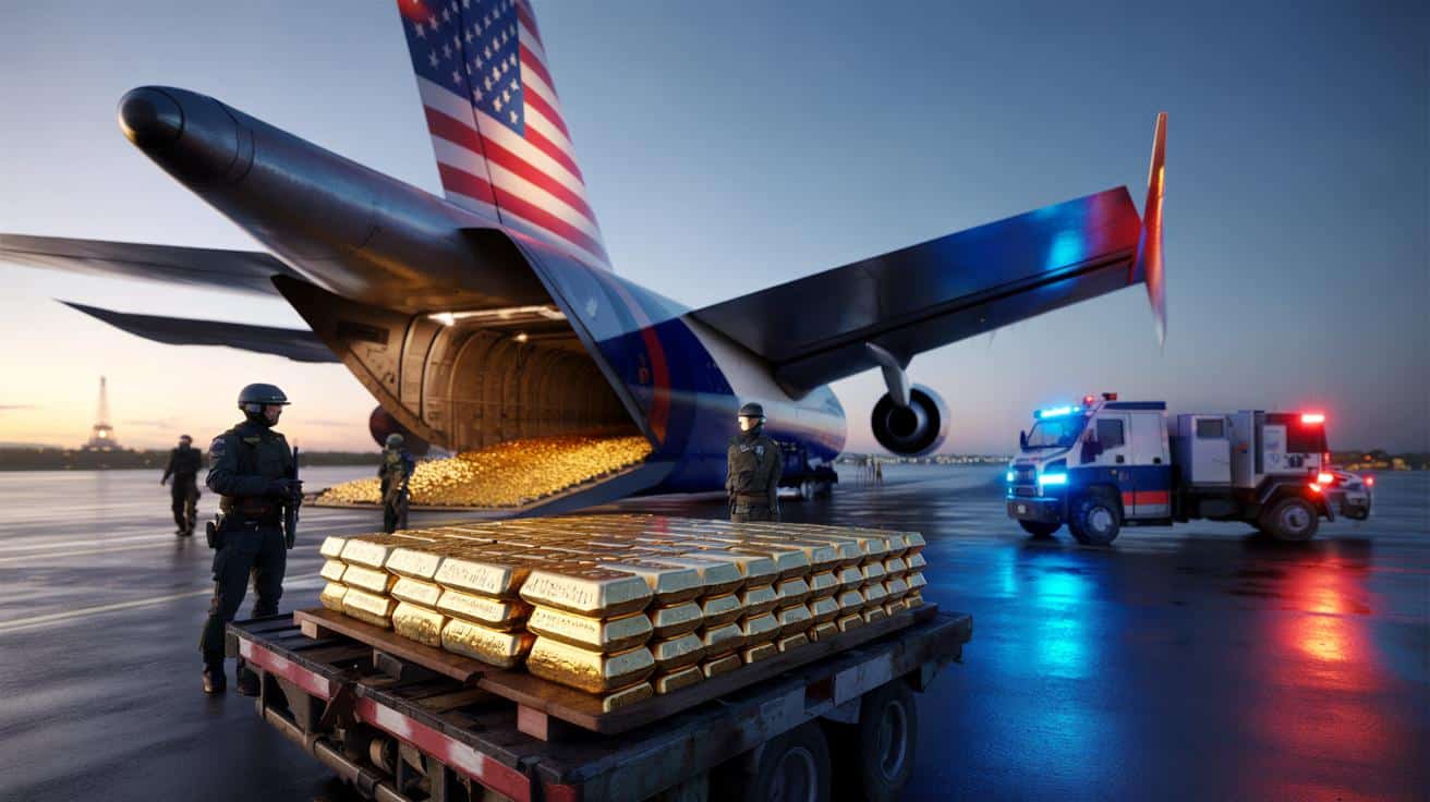 Francja ściąga z USA ostatnie 129 ton złota. Co ją do tego skłoniło?