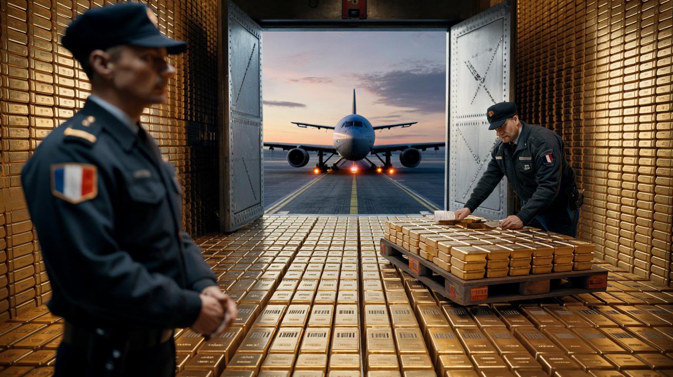 Francja ściąga złoto z USA: 129 ton wraca do kraju