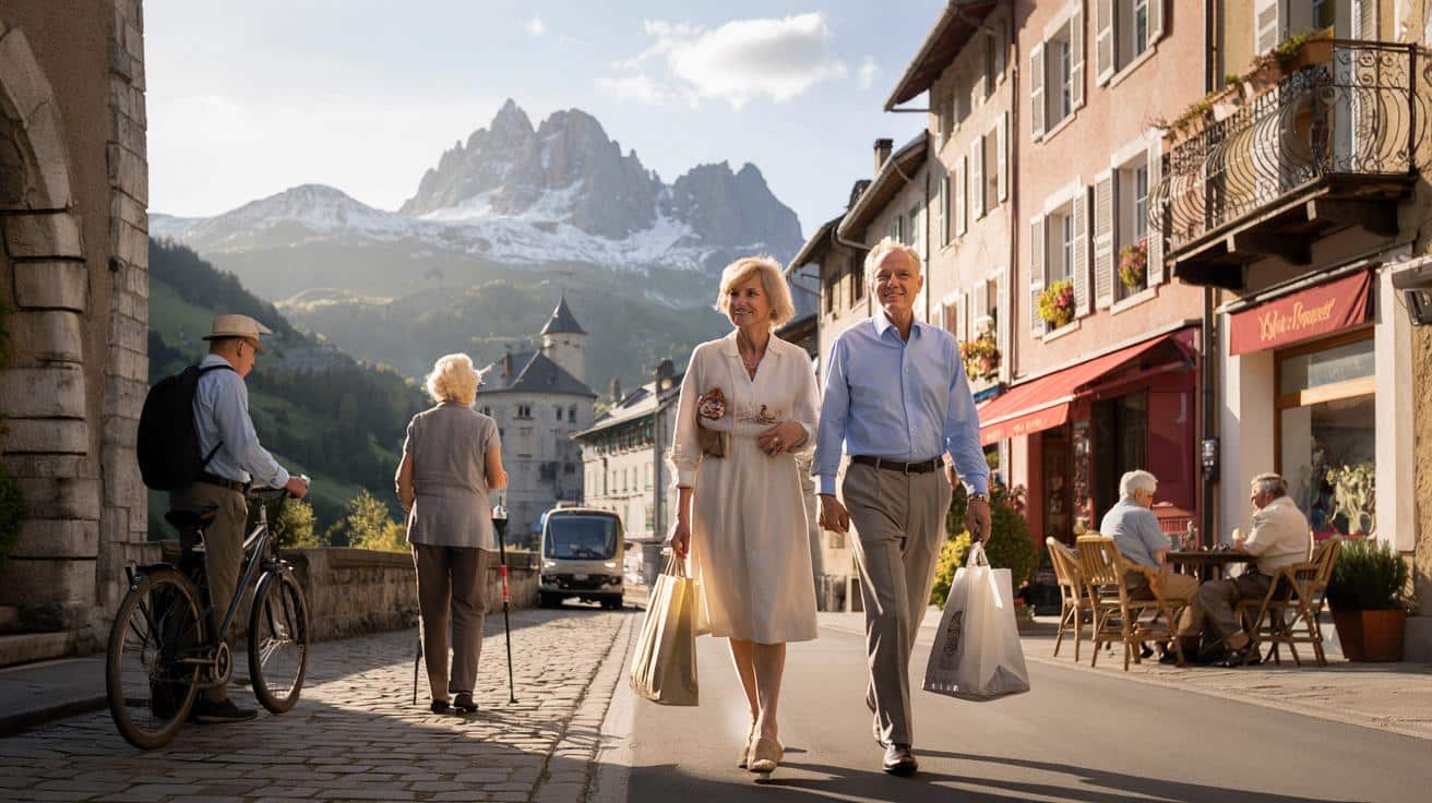 Francuska miejscowość przy granicy ze Szwajcarią kusi zamożnych emerytów