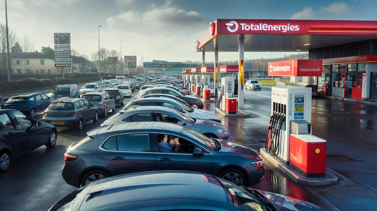 Francuzi szturmują stacje TotalEnergies. Sieć zamraża ceny paliw przed świętami